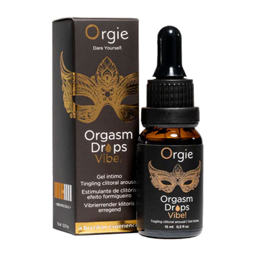 жидкий вибратор orgasm drops vibe! для женщин